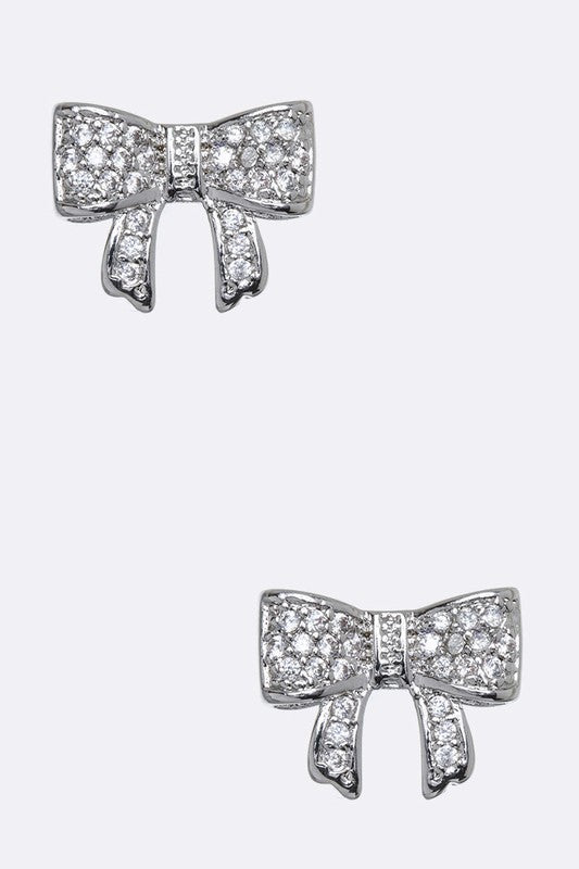 Petite Bow Stud Earrings