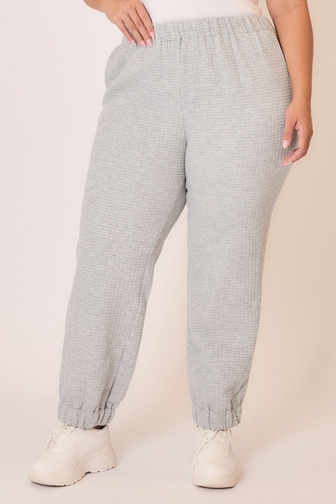 Rise & Relax Waffle Joggers