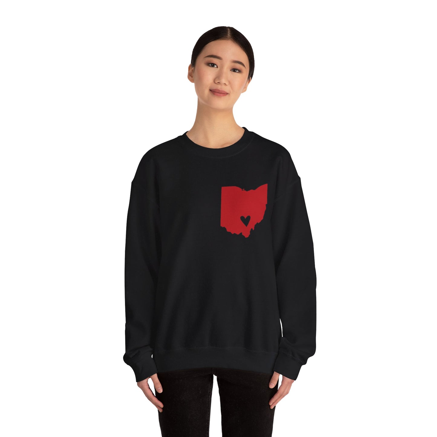 Heart of Ohio Unisex Crewneck Sweatshirt