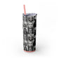 MugShot Skinny Tumbler w/ Straw