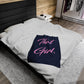 That Girl Velveteen Plush Blanket