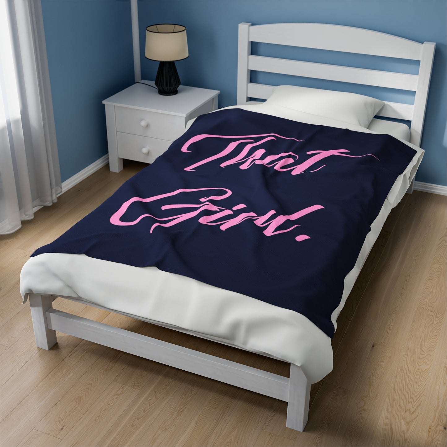 That Girl Velveteen Plush Blanket