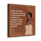 Gorgeous Black Woman Canvas Wraps