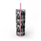 MugShot Skinny Tumbler w/ Straw