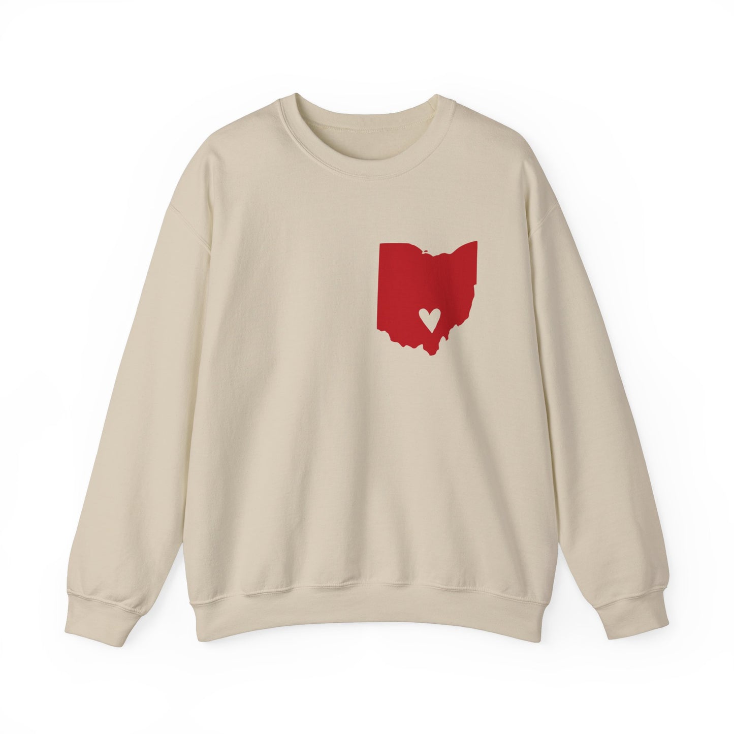 Heart of Ohio Unisex Crewneck Sweatshirt