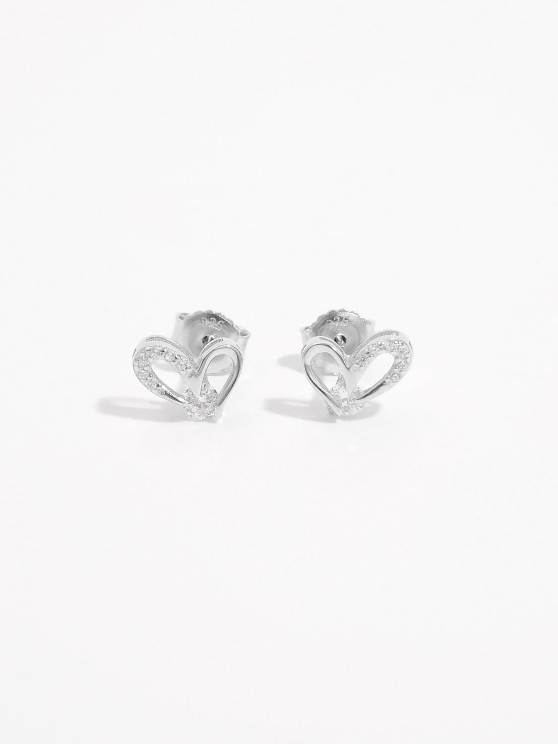 Sterling Silver Heart Earrings