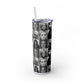 MugShot Skinny Tumbler w/ Straw