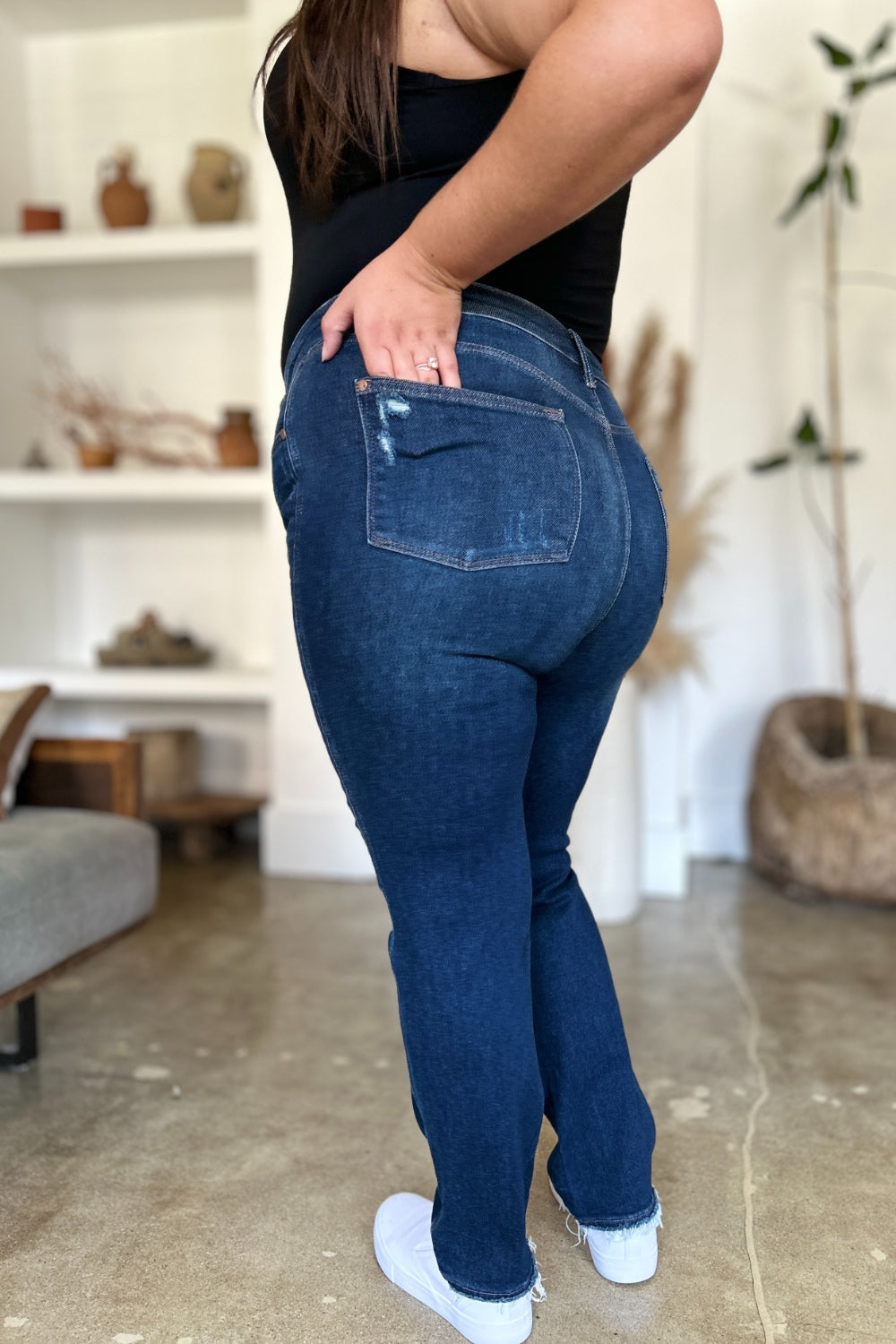 Judy Blue High Waist Rigid Magic Straight Jeans