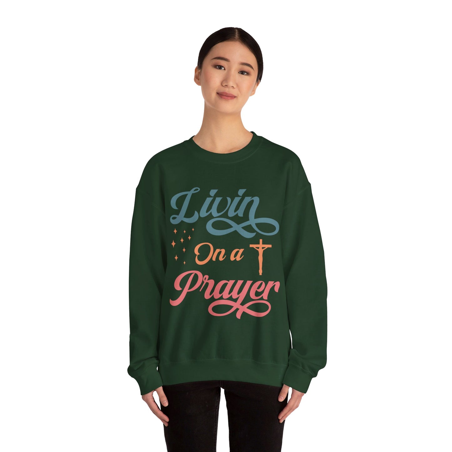 Living On A Prayer Crewneck