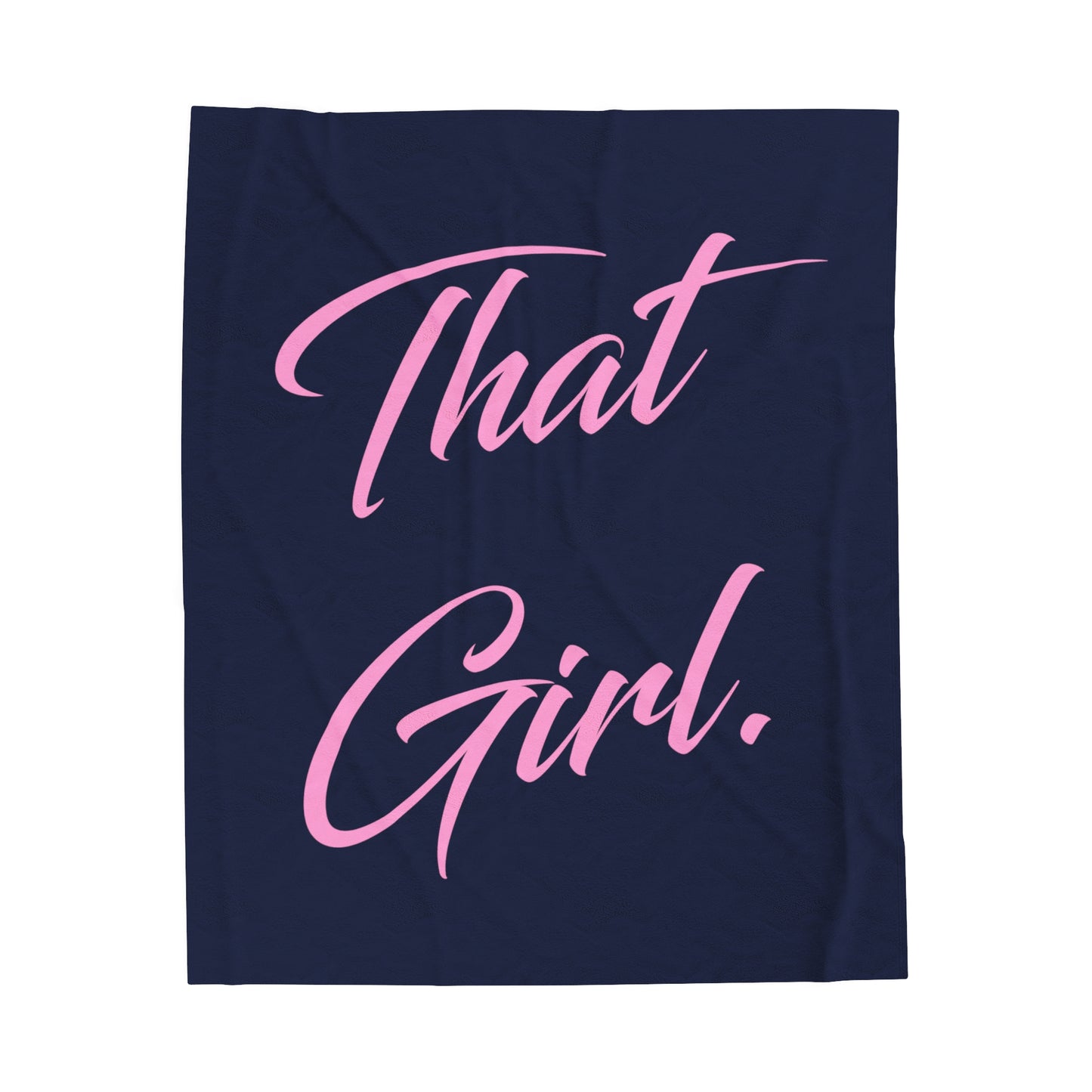 That Girl Velveteen Plush Blanket