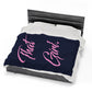 That Girl Velveteen Plush Blanket