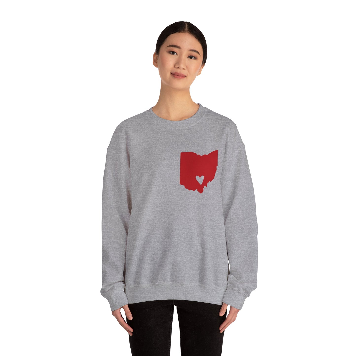 Heart of Ohio Unisex Crewneck Sweatshirt