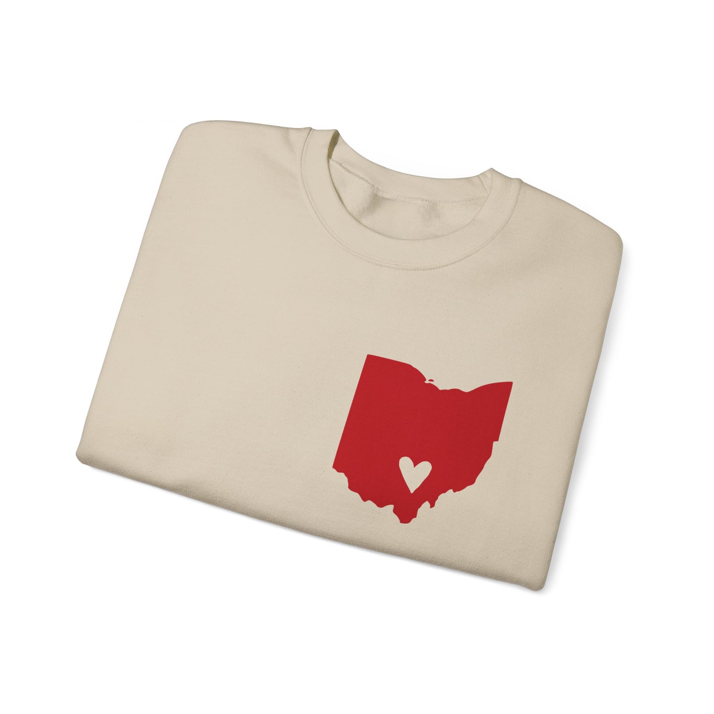 Heart of Ohio Unisex Crewneck Sweatshirt