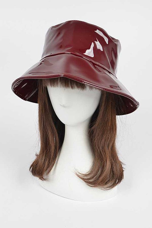 Patent Leather Bucket Hat