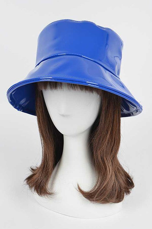 Patent Leather Bucket Hat