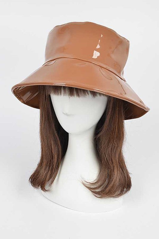 Patent Leather Bucket Hat