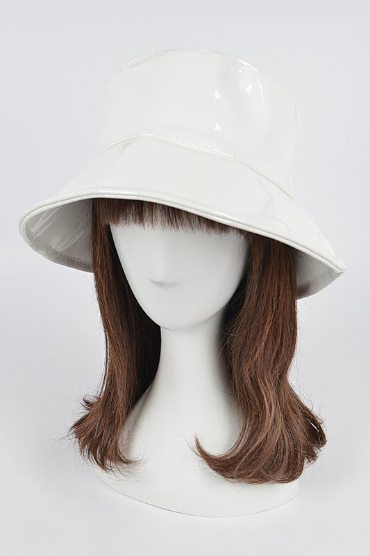 Patent Leather Bucket Hat