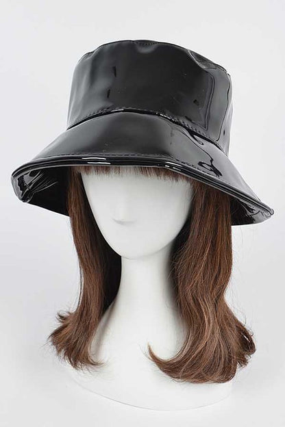 Patent Leather Bucket Hat