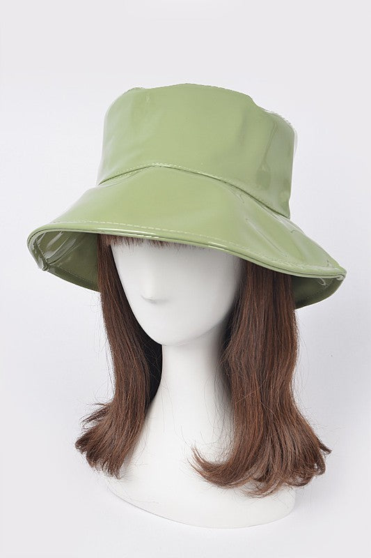 Patent Leather Bucket Hat