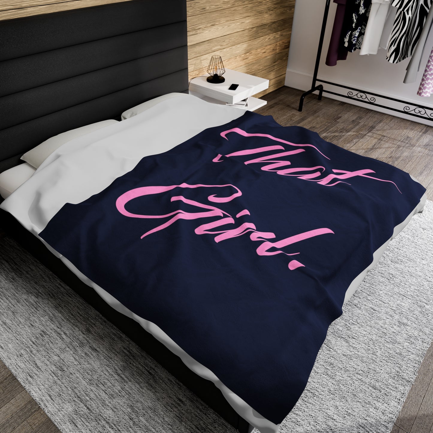 That Girl Velveteen Plush Blanket