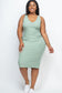 green dress, green mini dress, summer dress, women's dress, women's fashion, midi dress, 2024 midi dress, plus size fashion, plus dress, 1xl dress, 2xl dress, 3xl dress, plus size fashion, women's fashion, juniors plus size, ribbed, stretch, women's clothing