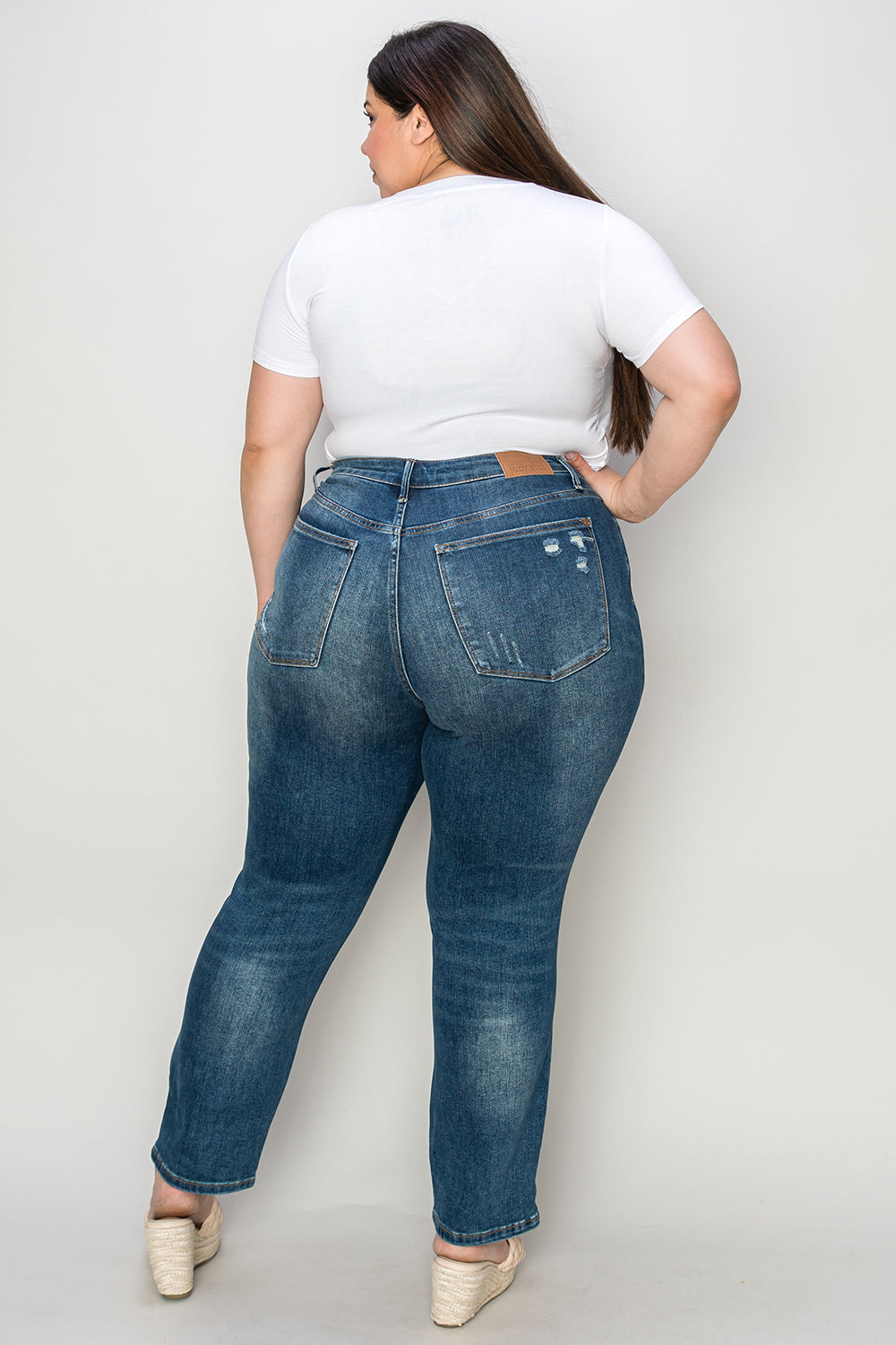 Tummy Control High Waist Slim Jeans