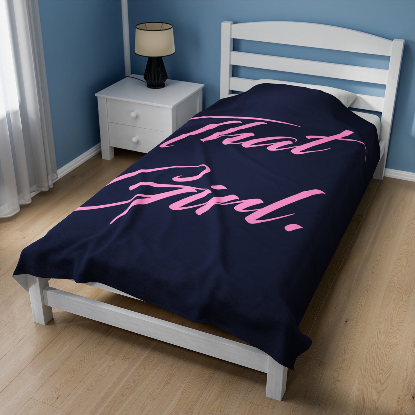 That Girl Velveteen Plush Blanket