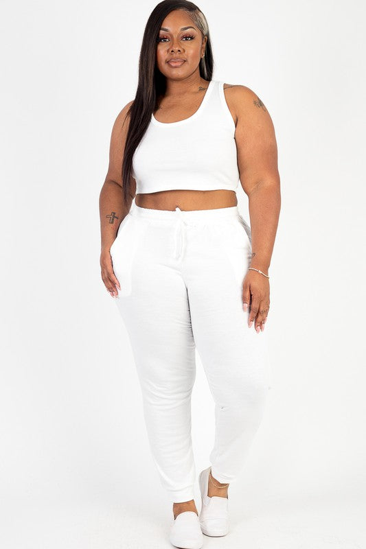 plus size set, women's plus size set, women's plus size fashion, women's fashion, plus size joggers, 2024 plus size fashion, fashion nova, pretty little thing, plus size jogger set, 