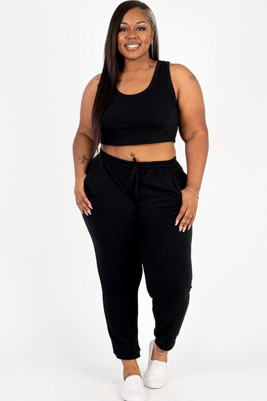 plus size set, women's plus size set, women's plus size fashion, women's fashion, plus size joggers, 2024 plus size fashion, fashion nova, pretty little thing, plus size jogger set, 