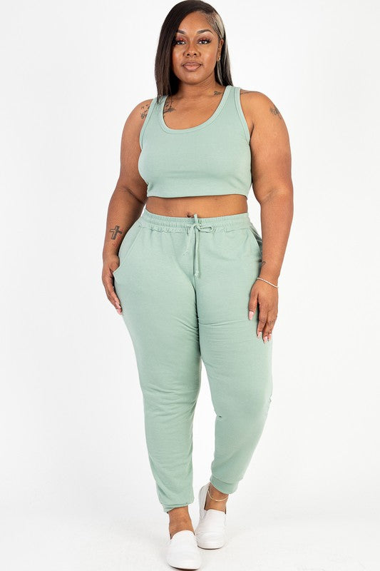 plus size set, women's plus size set, women's plus size fashion, women's fashion, plus size joggers, 2024 plus size fashion, fashion nova, pretty little thing, plus size jogger set, 