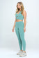 Two Piece Activewear Set with Cut-Out Detail