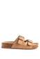 MINATA PLATFORM BUCKLED SLIDE SANDALS