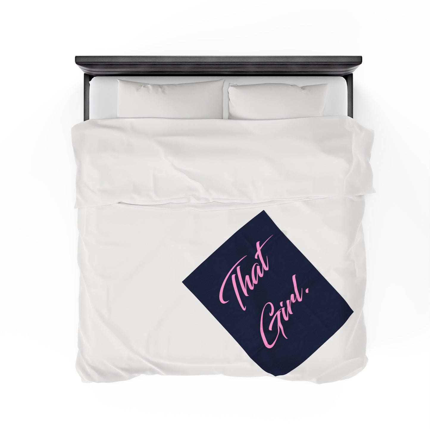 That Girl Velveteen Plush Blanket