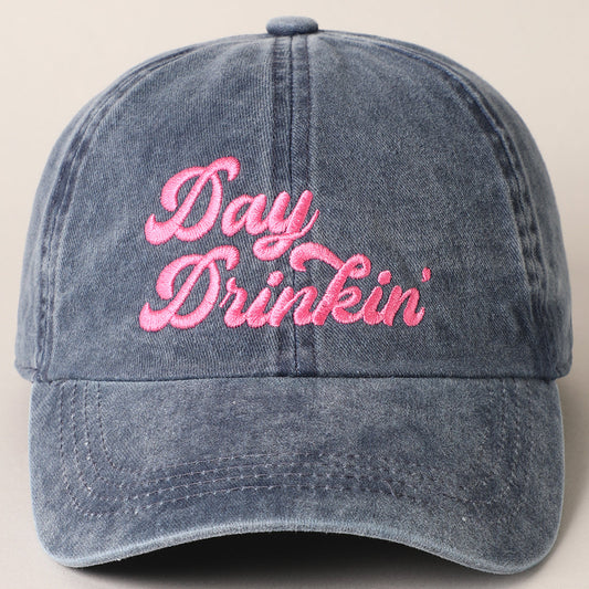 Day Drinking Embroidered Dad Hat