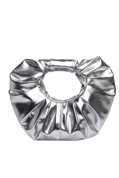 Luxe Pleated Orb Bag