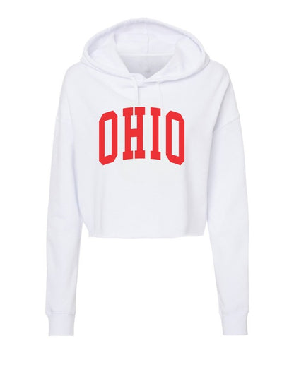 Ohio Varsity Cropped Hoodie