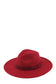 Felt Ribbon Basic Fedora Hat