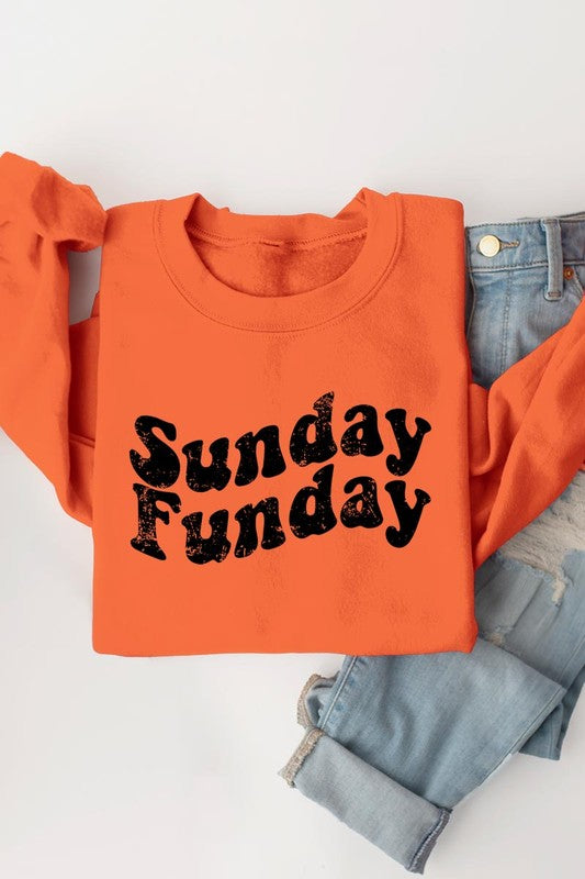 Sunday Funday Graphic Fleece Sweatshirts