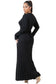 WOMEN FASHION KNITWEAR LONG MAXI DRESS