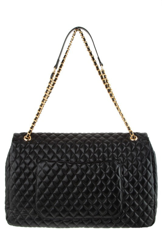 Oversized Quilted Shoulder Bag