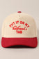 Put It On My Husband's Tab Corduroy Trucker Hat Cap