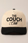 The Couch Club Typographic Corduroy Trucker Hat