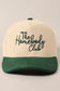 The Homebody Club Two-Tone Corduroy Baseball Cap