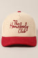 The Homebody Club Two-Tone Corduroy Baseball Cap