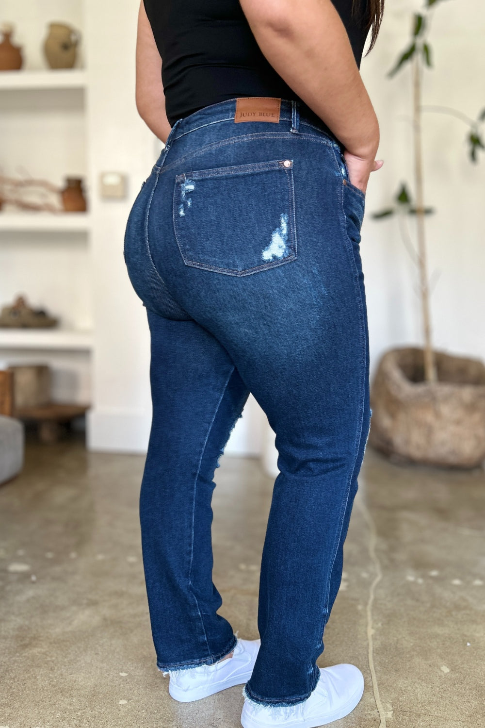 Judy Blue High Waist Rigid Magic Straight Jeans