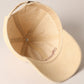 Cappuccino Embroidered Corduroy Hat