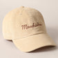 Macchiatos Embroidered Corduroy Hat