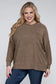 Melange Drop Shoulder Sweater