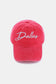 DALLAS Embroidered Baseball Cap