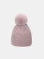 Roll Rim Beanie with Pompom